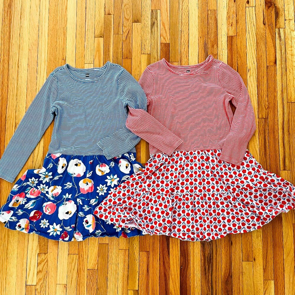 Two Tea Collection Skirted Twirl Dresses size 10